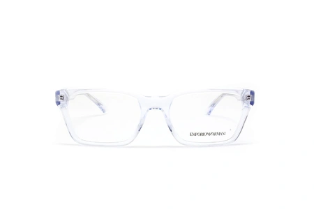 عینک طبی مستطیلی شیشه ای امپریو آرمانی - عکاسی وحدت -  عکس از زاویه رو به رو