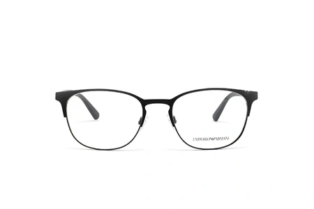 عینک طبی جورجیو امپریو فریم فلزی بیضی رنگ مشکی  - عکاسی وحدت -  عکس از زاویه رو به رو