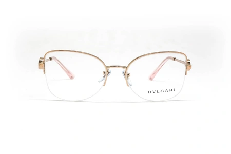 عینک طبی زیرگریف طلایی بولگاری - عکاسی وحدت - زاویه روبرو