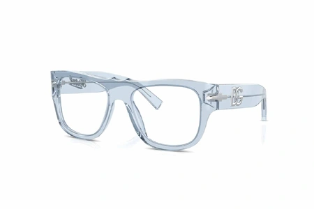 عینک طبی شیشه آبی رنگ پرسول و دولچه و گابانا - زاویه سه رخ