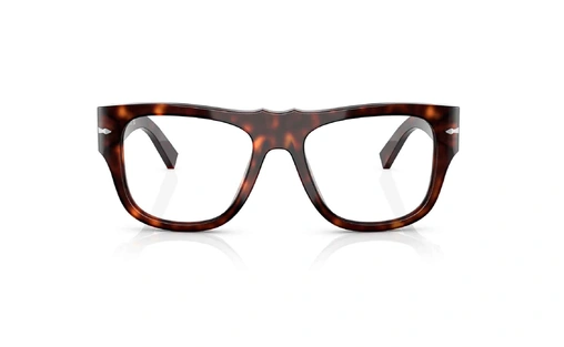 عینک طبی کائوچویی قهوه ای هاوانا پرسول و دولچه و گابانا - زاویه روبرو