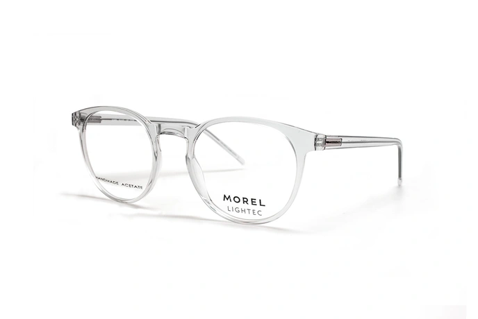 عینک طبی گرد شیشه ای لایتک - LIGHTEC 30256L - عکس از زاویه سه رخ