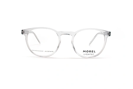 عینک طبی گرد شیشه ای لایتک - LIGHTEC 30256L - عکس از زاویه رو برو