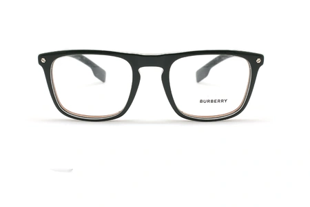 عینک طبی بربری فریم کائوچویی مربعی بزرگ - عکس از زاویه روبرو