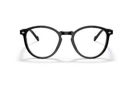 عینک طبی کائوچویی وگ فریم گرد بزرگ - عکس از زاویه روبرو