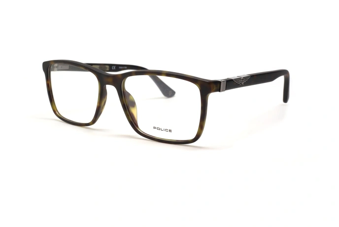 عینک طب یپلیس فریم کائوچویی مربعی قهوه ای روشن هاوانا - عکس از زاویه سه رخ