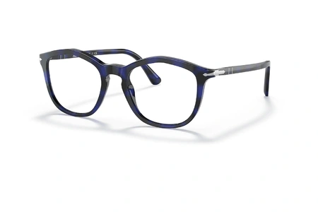 عینک طبی پرسول اصل - کائوچویی رنگ آبی هاوانا