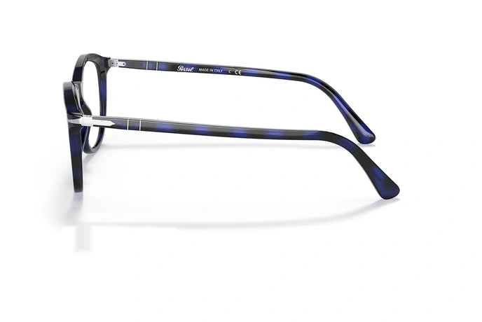 عینک طبی پرسول اصل - کائوچویی رنگ آبی هاوانا