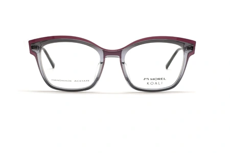 عینک طبی گربه ای کوالی KOALI 20085K - بنفش مات و براق - عکس زاویه روبرو