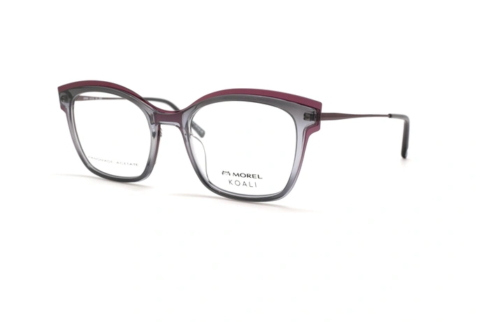 عینک طبی گربه ای کوالی KOALI 20085K - بنفش مات و براق - عکس زاویه سه رخ