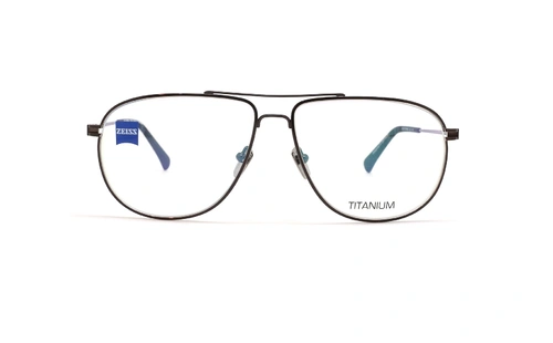 عینک طبی خلبانی زایس ZEISS ZS40023 - رنگ مشکی - عکس زاویه روبرو