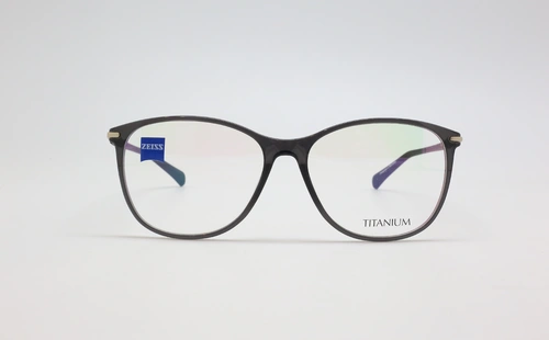 عینک طبی کائوچویی زایس ZEISS ZS10011 - رنگ مشکی - زاویه روبرو 