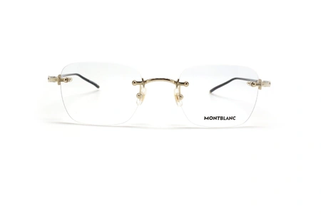 عینک طبی گریف مون بلان - ساخت ژاپن - رنگ طلایی - عکس از زاویه روبرو