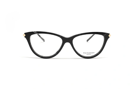 عینک طبی کائوچویی گربه ای زنانه آناهیکمن فریم مشکی - عکس از زاویه روبرو