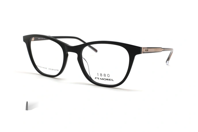 عینک طبی زنانه گربه ای مورل 1880 - marius morel 60092M - عکس از زاویه سه رخ