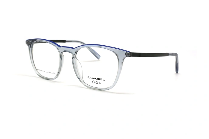 عینک طبی مربعی کائوچویی اوگا - OGA10140O- عکس از زاویه سه رخ