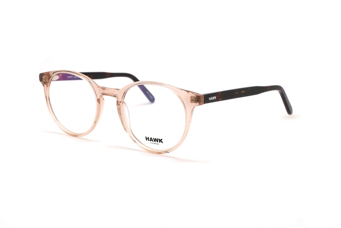 عینک گرد کائوچویی هاوک - HAWK HW7474 - عکاسی وحدت - عکس زاویه سه رخ