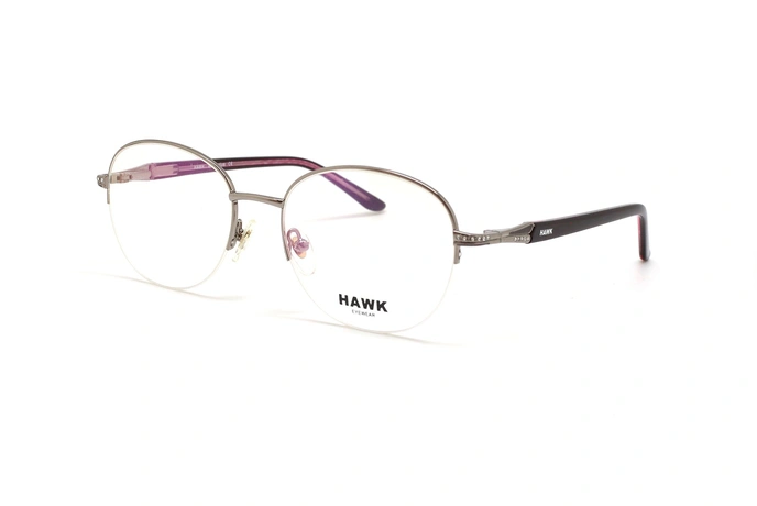 عینک طبی زیرگریف زنانه هاوک - HAWK HW7410 - عکاسی وحدت - عکس زاویه سه رخ
