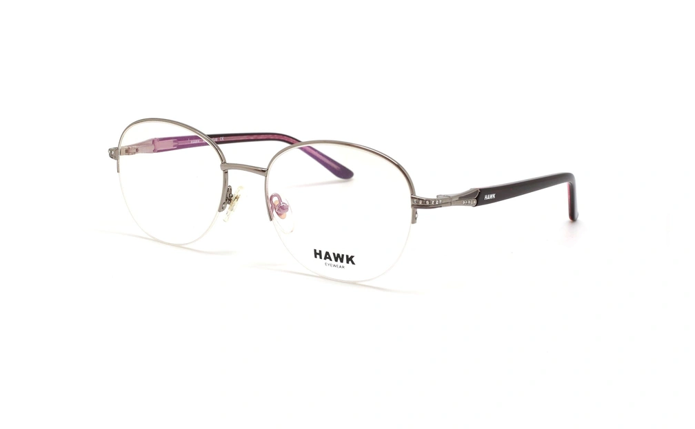 عینک طبی زیرگریف زنانه هاوک - HAWK HW7410 - عکاسی وحدت - عکس زاویه سه رخ