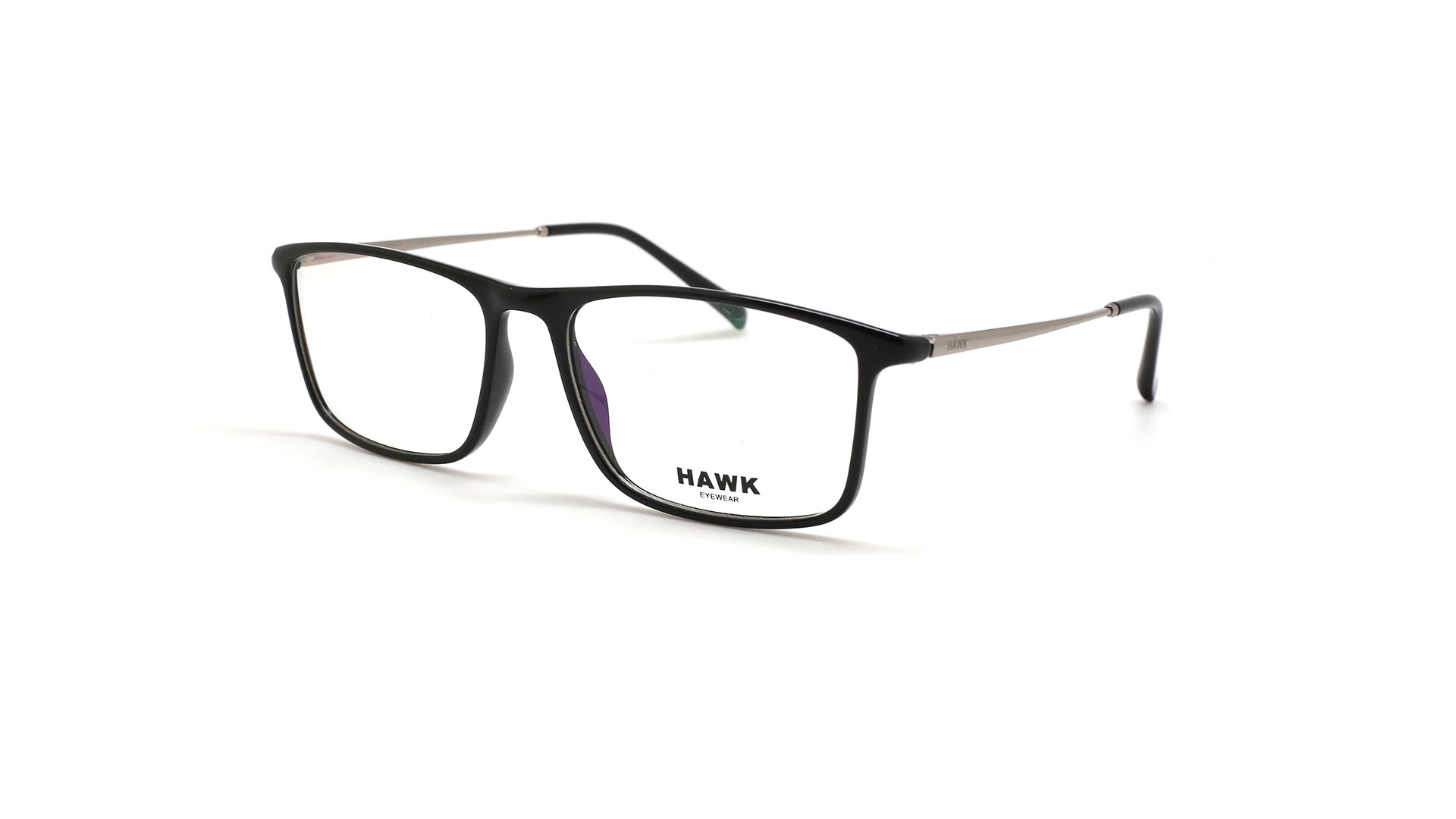 عینک طبی مستطیلی هاوک - HAWK HW7443 - عکاسی وحدت - عکس زاویه سه رخ