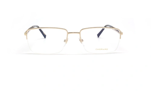عینک طبی زیر گریف شوپارد با دسته کربن و چوب -  Chopard VCHC98 - عکاسی وحدت - عکس زاویه روبرو