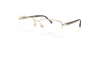 عینک طبی زیر گریف شوپارد با دسته کربن و چوب -  Chopard VCHC98 - عکاسی وحدت - عکس زاویه سه رخ