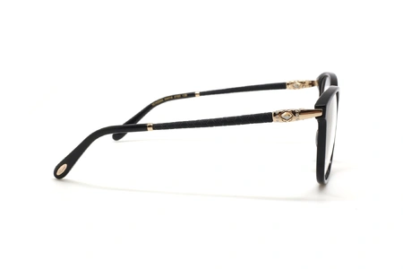 عینک طبی کائوچویی مشکی رنگ شوپارد - زاویه کنار