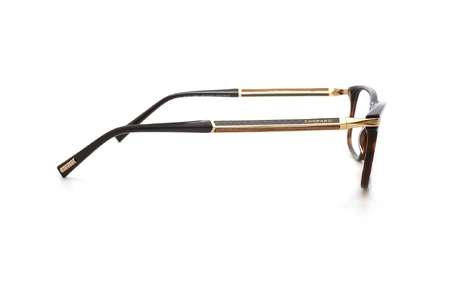 عینک طبی کائوجویی دسته فیبر کربن چوبی شوپارد قهوه ای هاوانا - زاویه کنار