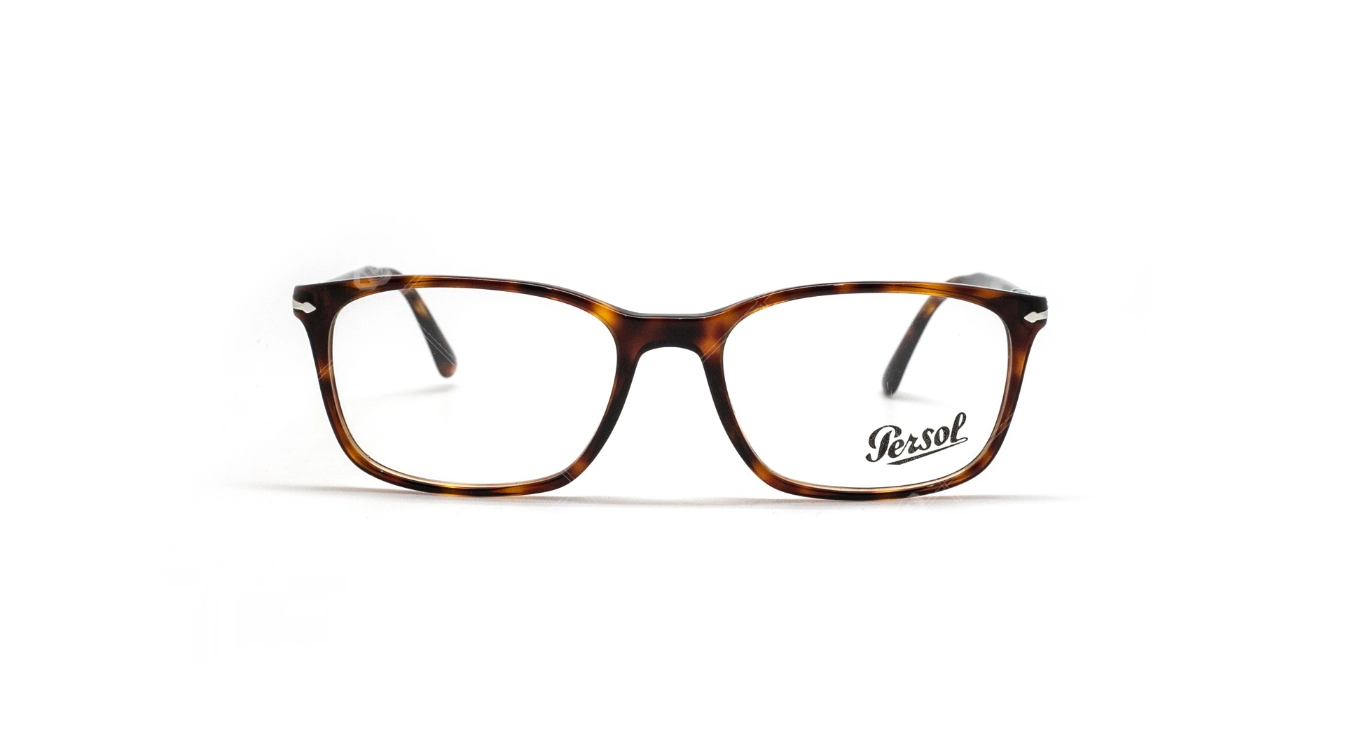 عینک طبی کائوچویی پرسول - PERSOL PO3189V - رنگ قهوه ای هاوانا - عکاسی عینک وحدت - عکس زاویه روبرو