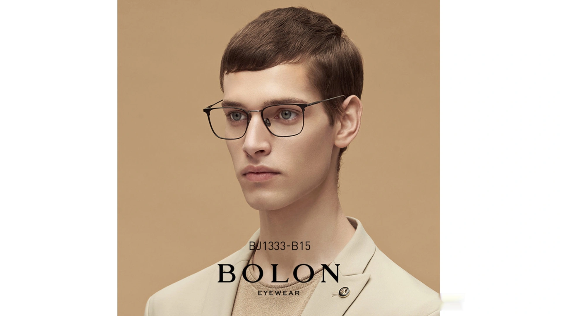 عینک طبی فلزی بولون - BOLON BJ1333 - عینک وحدت - عکس زاویه سه رخ