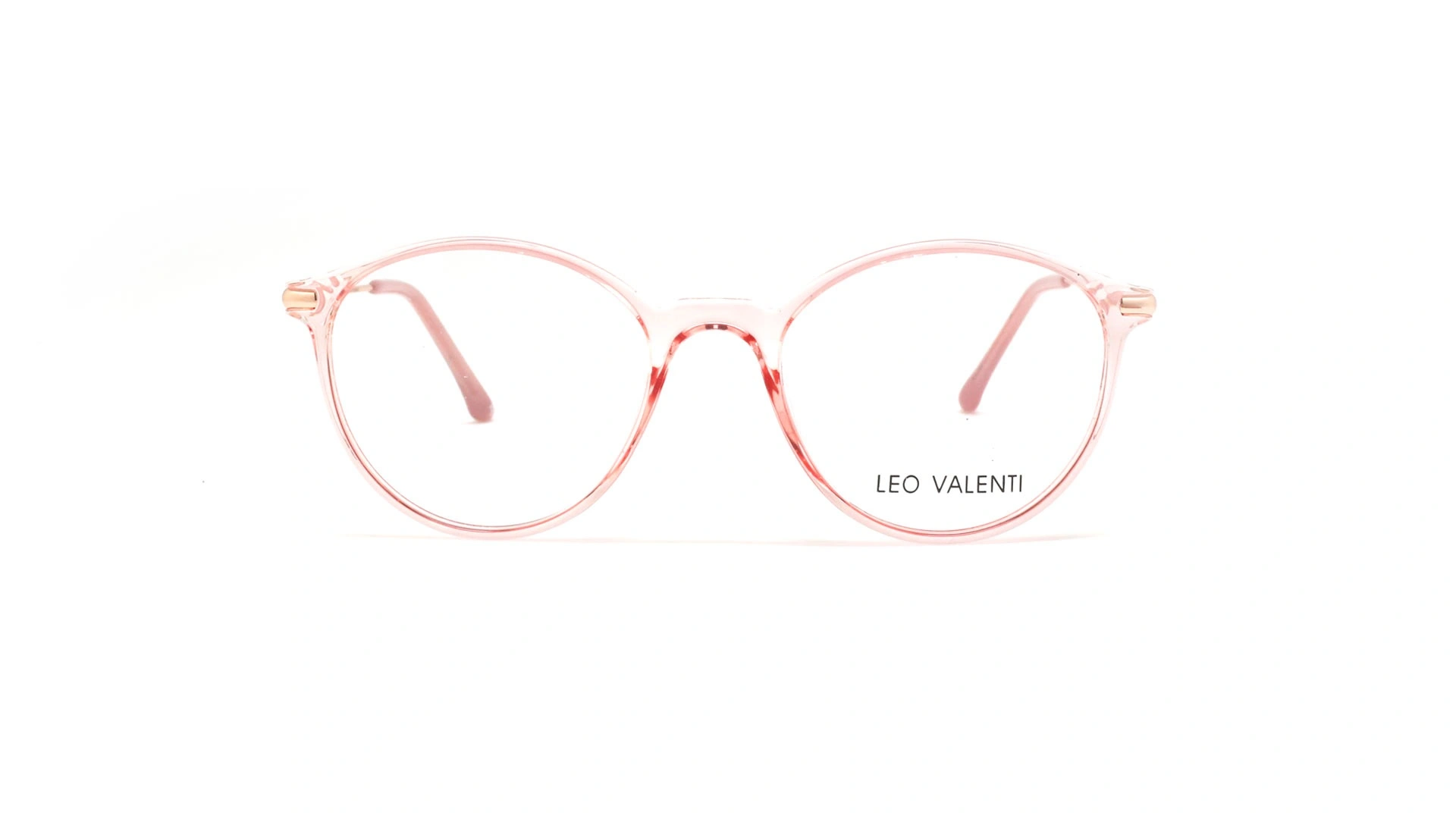 عینک طبی کائوچویی گرد لئوولنتی - LEO VALENTI LV559 - عکاسی وحدت - عکس زاویه روبرو