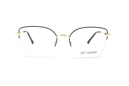 عینک طبی گربه ای زیر گریف لئوولنتی - LEO VALENTI LV558 - عکاسی وحدت - عکس زاویه روبرو