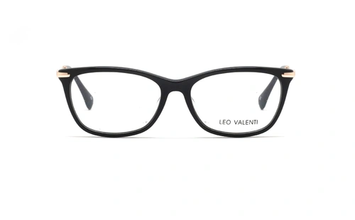 عینک طبی کائوچویی گربه ای لئوولنتی - LEO VALENTI LV437 - عکاسی وحدت - عکس زاویه روبرو