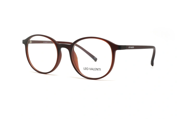 عینک طبی کائوچویی لئوولنتی - LEO VALENTI LV468- عکاسی وحدت - عکس زاویه سه رخ