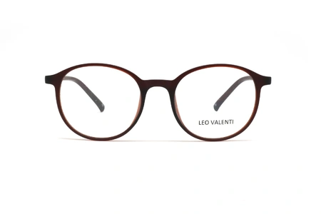 عینک طبی گرد لئوولنتی - LEO VALENTI LV468- عکاسی وحدت - عکس زاویه روبرو