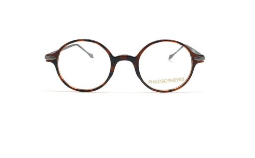 عینک طبی گرد  فیلسوفایز - PHILOSOPHEYES PHP936-رنگ قهوه ای هاوانا- عکاسی وحدت - عکس زاویه روبرو