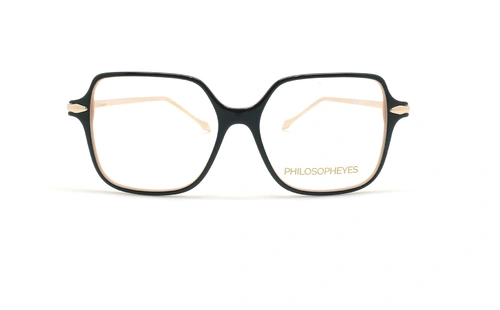 عینک طبی مربعی فیلسوفایز - PHILOSOPHEYES PHP932-رنگ مشکی-عکاسی وحدت-عکس زاویه روبرو