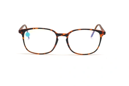 عینک آماده بلوکنترل مربعی ویستان VISTAN OB1028 M - قهوه ای هاوانا - عکاسی وحدت - زاویه روبرو