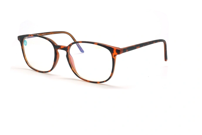 عینک آماده بلوکنترل مربعی ویستان VISTAN OB1028 XL - قهوه ای هاوانا - عکاسی وحدت - زاویه سه رخ