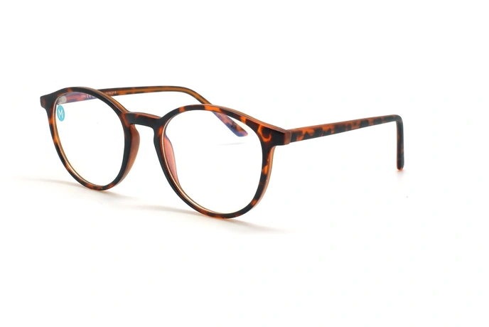 عینک آماده بلوکنترل ویستان VISTAN OB0328 M- قهوه ای هاوانا - عکاسی وحدت - زاویه سه رخ 