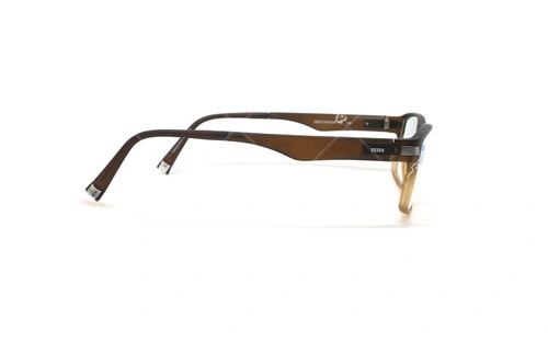عینک طبی کائوچویی زایس ZEISS ZS20002 - قهوه ای طیف دار - عکاسی وحدت - زاویه کنار