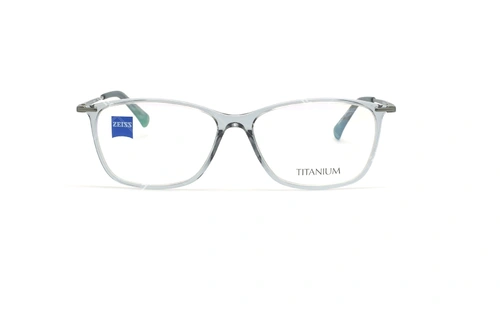 عینک طبی مستطیلی زایس ZEISS ZS10013 - شیشه ای طوسی - عکاسی وحدت - زاویه روبرو