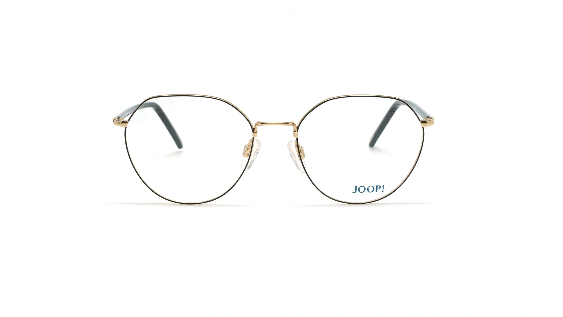 عینک طبی گرد جوپ - JOOP 83264 - مشکی طلایی - عکاسی وحدت - زاویه روبرو