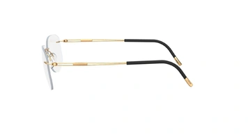 عینک طبی خلبانی سیلوئت - 5521 Silhouette Titan - طلایی - عکاسی وحدت - زاویه کنار 