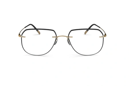 عینک طبی خلبانی سیلوئت - 5500 Silhouette Titan - مشکی - عکاسی وحدت - زاویه روبرو