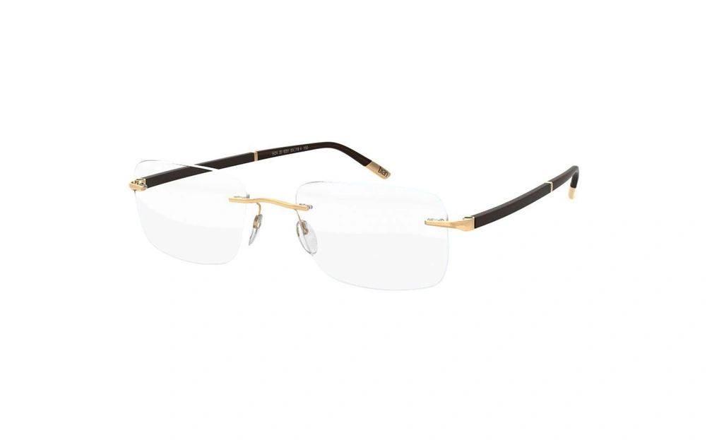 عینک طبی گریف سیلوئت - 5424 Silhouette Gold - طلایی - سه رخ 