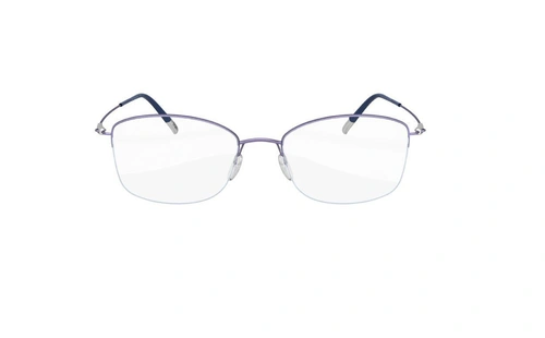 عینک طبی زیرگریف سیلوئت -4551 Silhouette titan - آبی نقره ای - عکاسی وحدت - زاویه روبرو