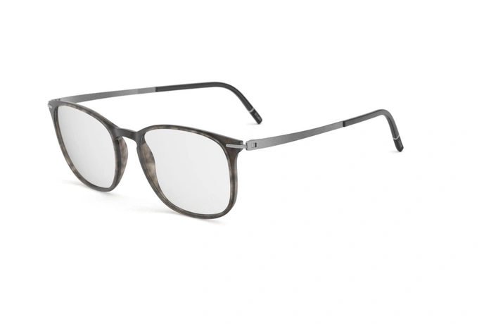 عینک طبی کائوچویی سیلوئت -2920 Silhouette SPX - طوسی هاوانا - عکاسی وحدت - زاویه سه رخ 