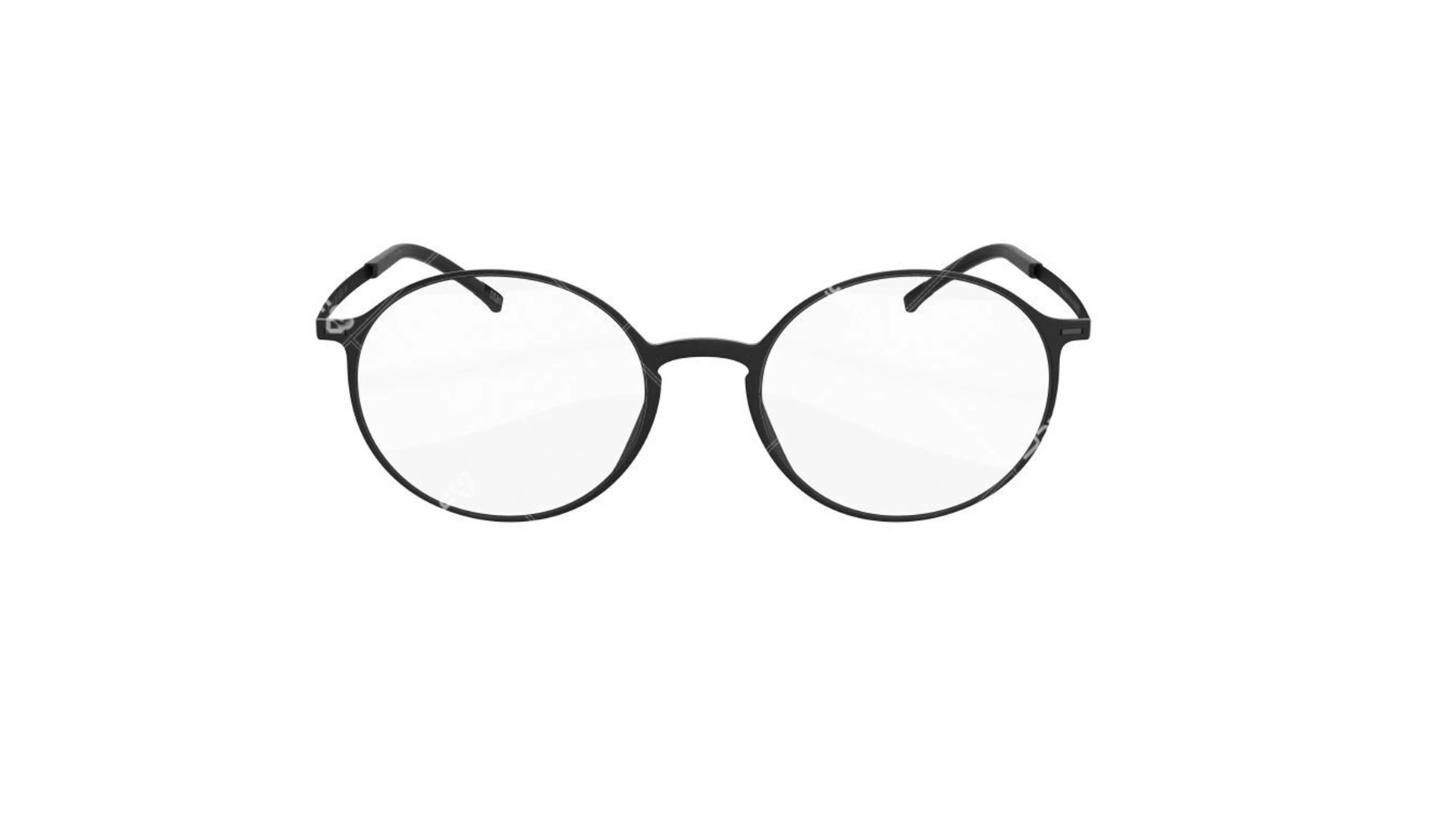 عینک طبی گرد سیلوئت -2901 Silhouette URBAN - مشکی - عکاسی وحدت - زاویه روبرو
