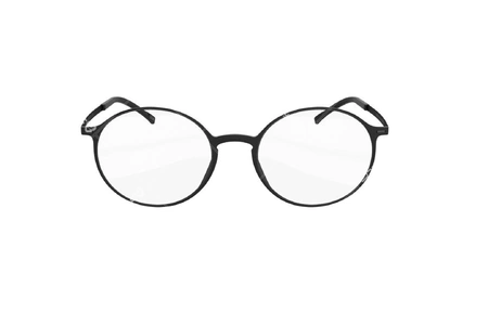 عینک طبی گرد سیلوئت -2901 Silhouette URBAN - مشکی - عکاسی وحدت - زاویه روبرو